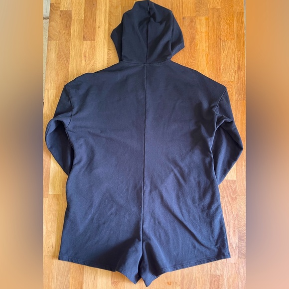 Large | Smash+Tess: The Malibu Shorty Romper | Midnight Black - Picture 6 of 8